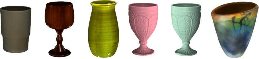 Meshes used for ObjectFolder Benchmark